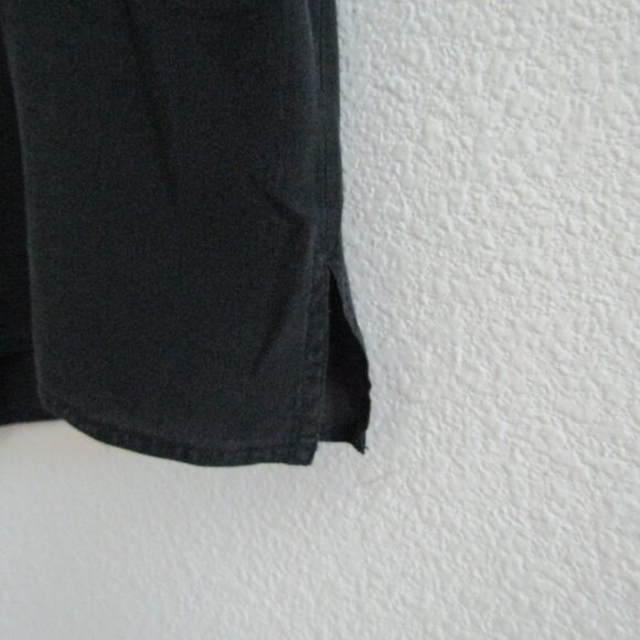 Jack Mulqueen Silk Top Black Medium Timeless Classic Capsule Wardrobe - Picture 4 of 10